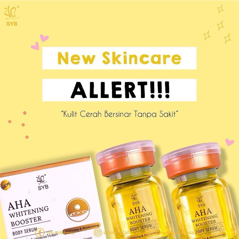 SYB AHA Whitening Booster Body Serum Niacinamide