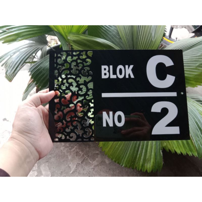 Plat nomer rumah custom