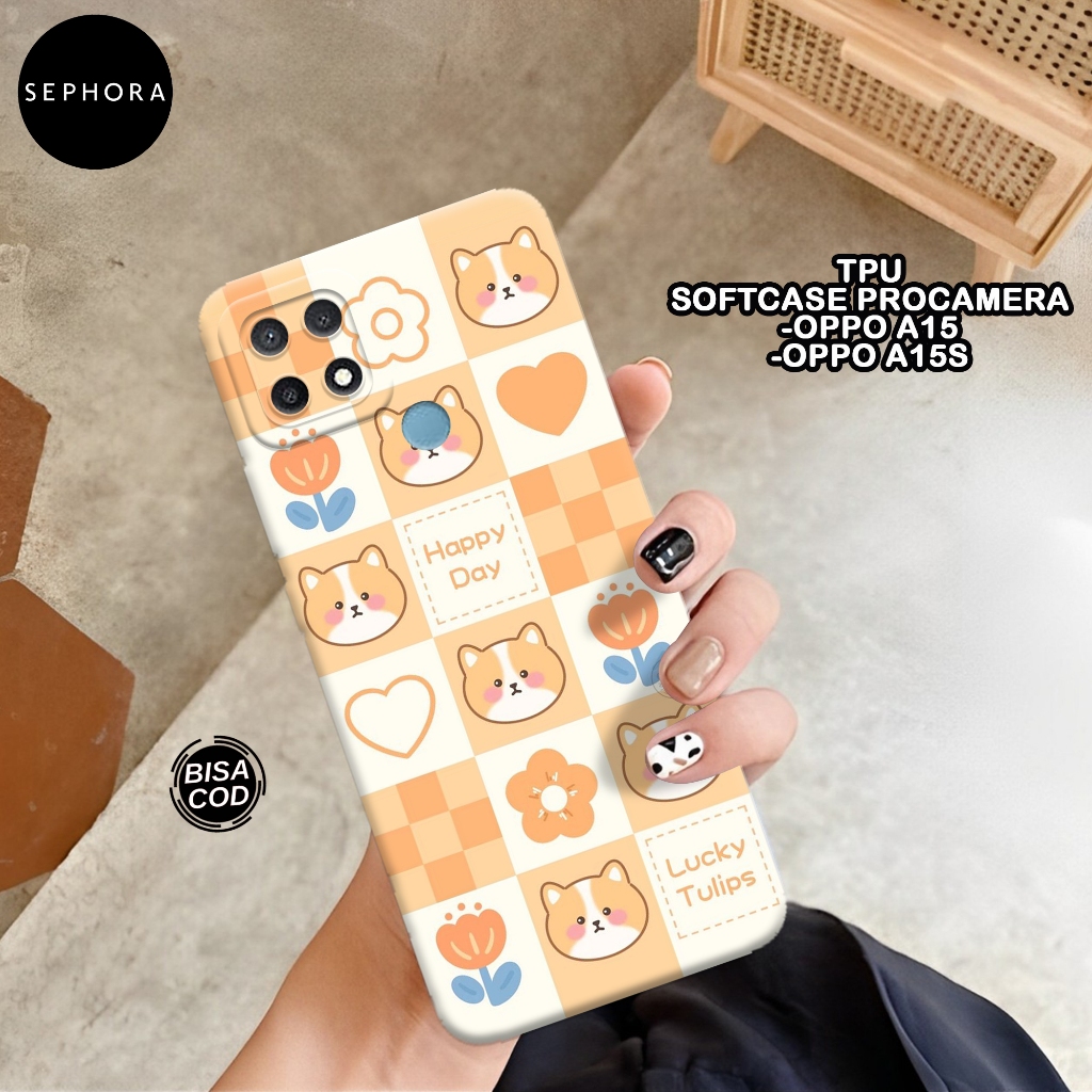 Case OPPO A15 / OPPO A15S Terbaru - Sephora - Fashion Case Lucu - Softcase OPPO A15 / OPPO A15S - Ca