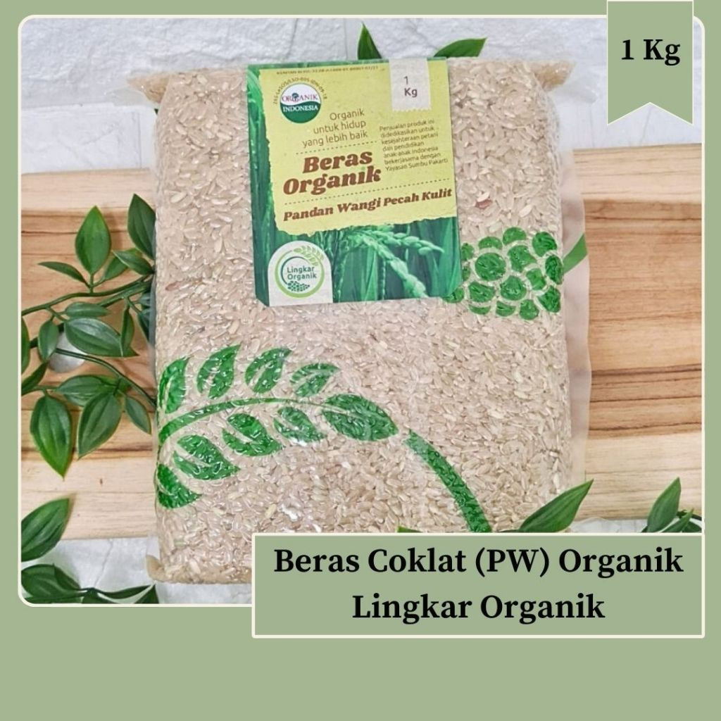 

Beras Pandan Wangi Coklat Pecah Kulit 1kg Lingkar Organik