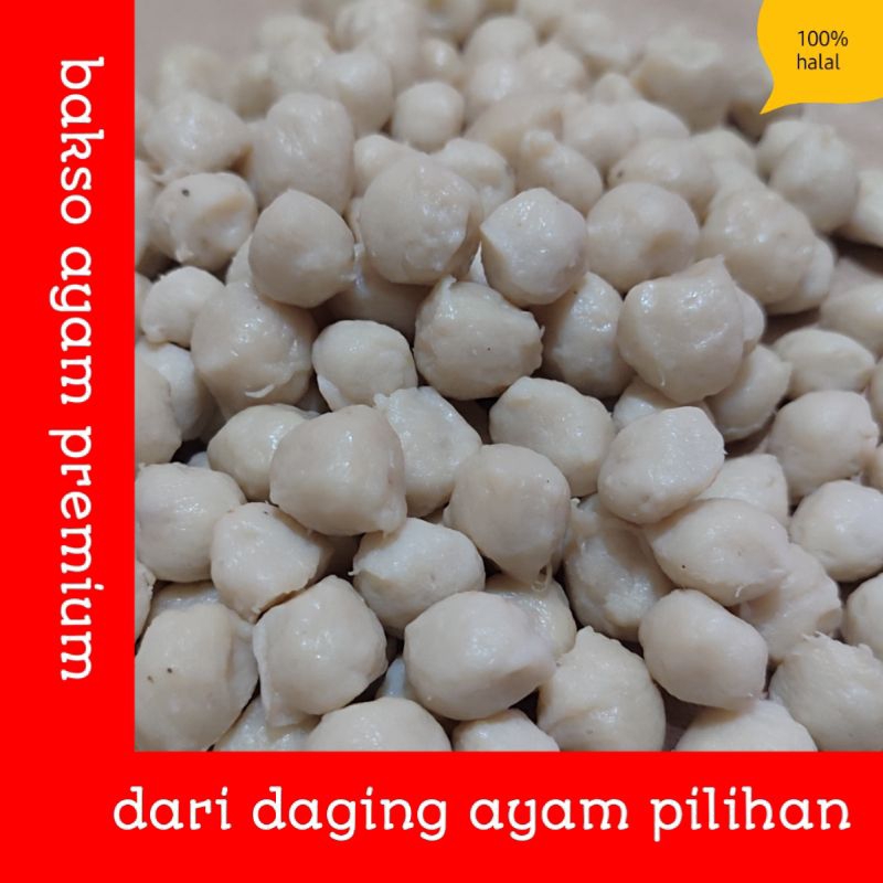 

Bakso Ayam mutiara 1kg Bakso Ayam Kerikil.Bagus Buat Sayur Sop.