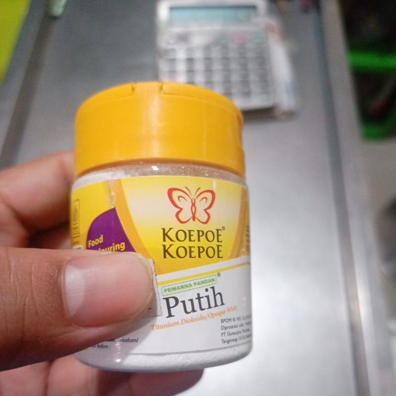 

Pewarna Pangan Putih "Kupu - Kupu" 50 gram