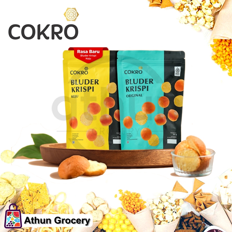 

Bluder Cokro Krispi Kemasan Pouch 64g All Variant