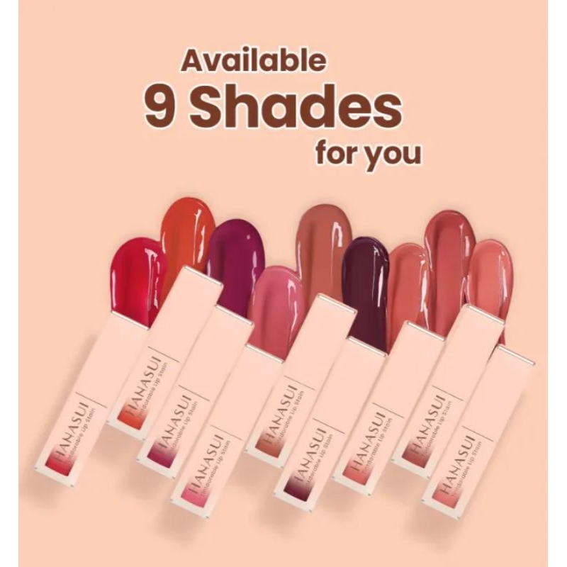 Hanasui Tintdorable Lip Stain / Lip Tint / Liptint ORI