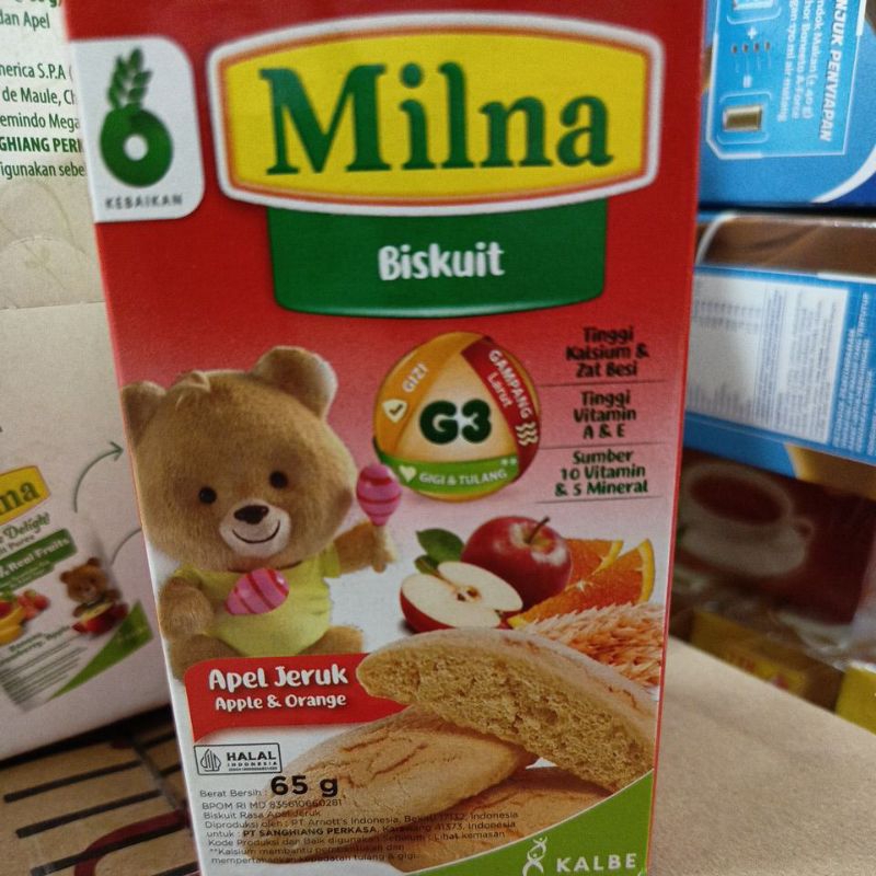 milna biakuit apel jeruk 65gr