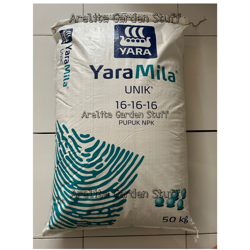 Pupuk NPK 16-16-16 Yaramila ex Unik 500gr