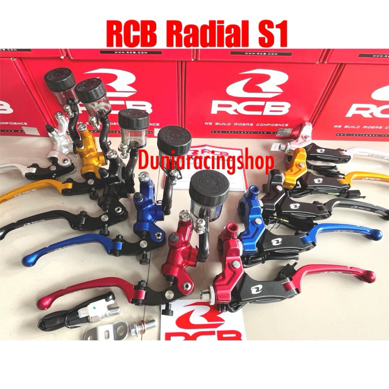 Master rem RCB Radial S1 kanan kiri Universal Master rem Tabung Master rem RCB asli dan original RCB