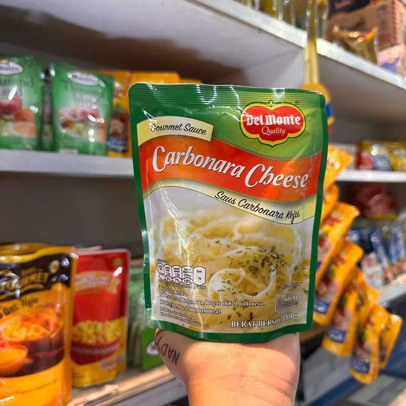 

DELMONTE carbonara cheese 180g