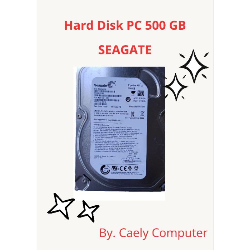 Hardisk Internal PC SEAGATE 500GB