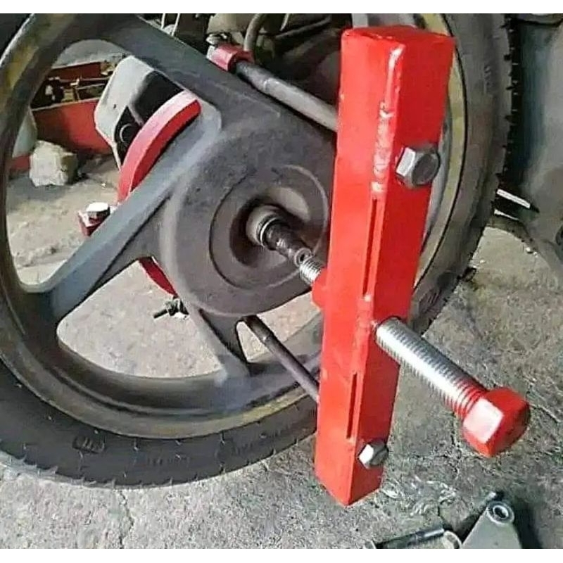 Treker roda metik | treker velg metik universal | treker roda belakang metik