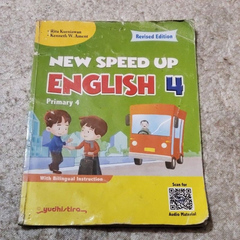BUKU ORI NEW SPEED UP ENGLISH KELAS 4 SD PENERBIT YUDHISTIRA