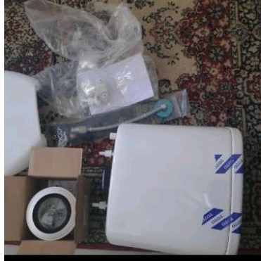 LANGSUNG KIRIM paket lengkap Closet duduk toto cw633j / kloset duduk toto cw633j