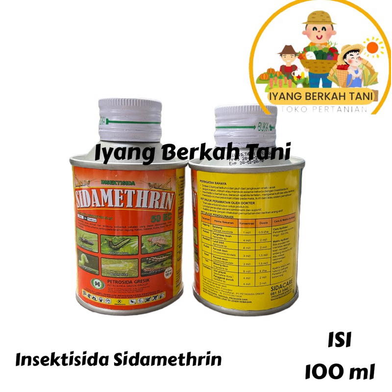 Obat Pembasmi Hama Ulat Belalang Semut Sidametrin 100ml