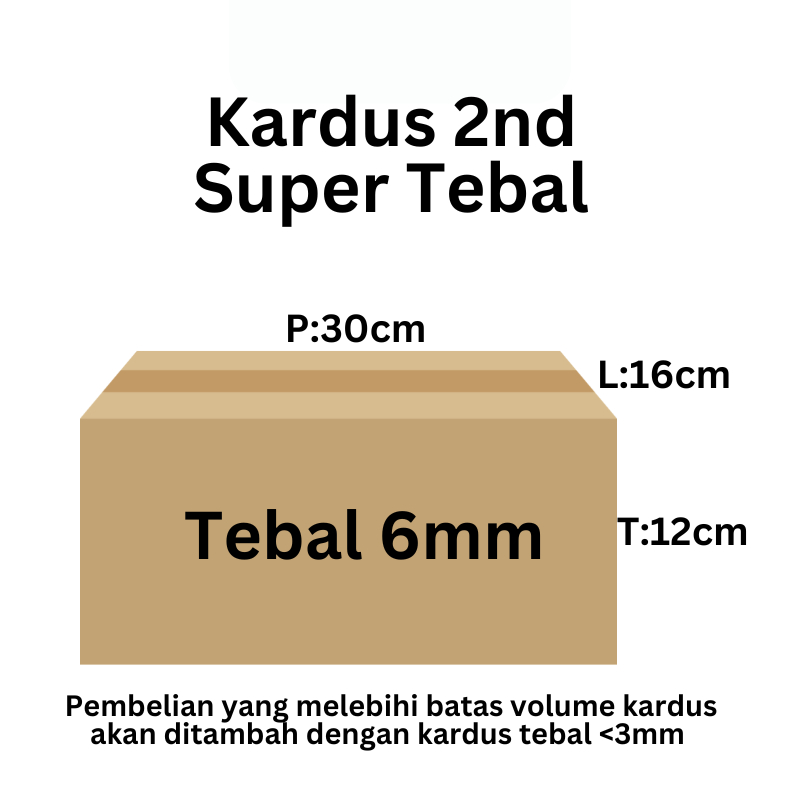 

Extra Kardus Standart Pengiriman Super Tebal