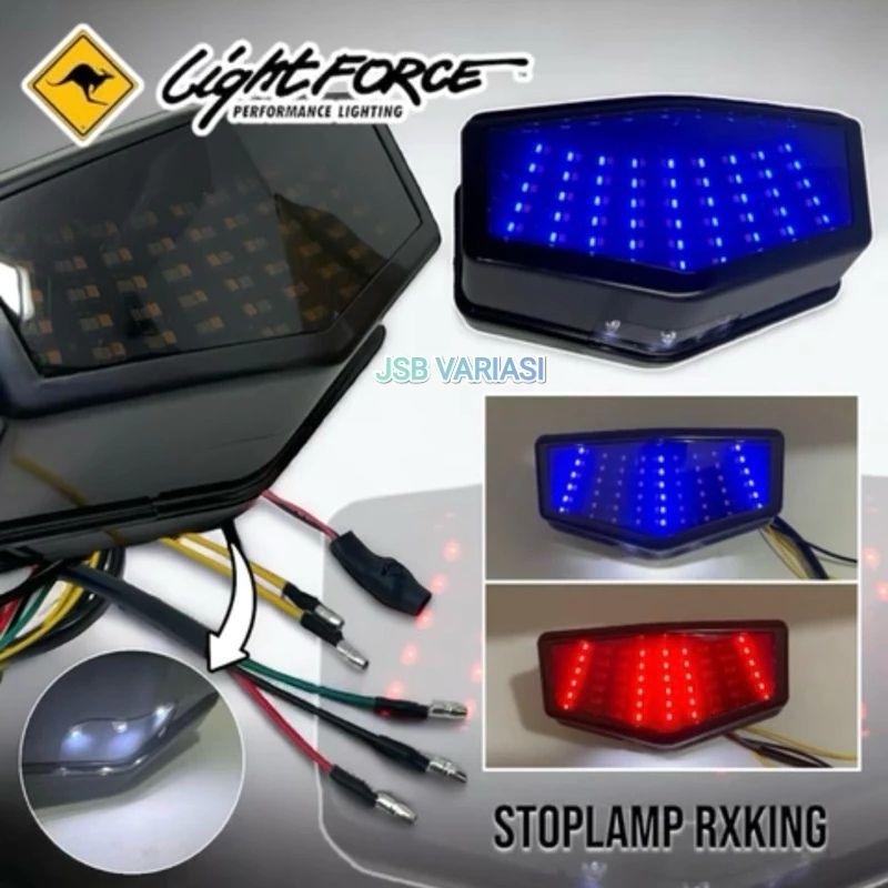 Lampu Stop Belakang Rx King 8 Mode Coloseum Stoplamp Rx King 3 in 1 Lampu Rem Belakang Rx King Mongg