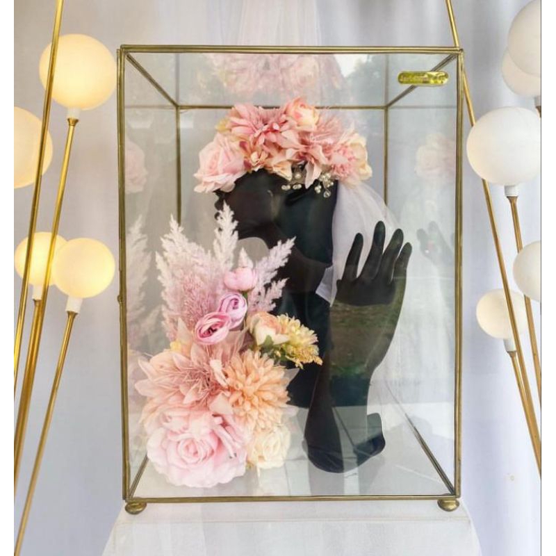 kotak seserahan/ kotak hantaran mahar kalung gelang perhiasan