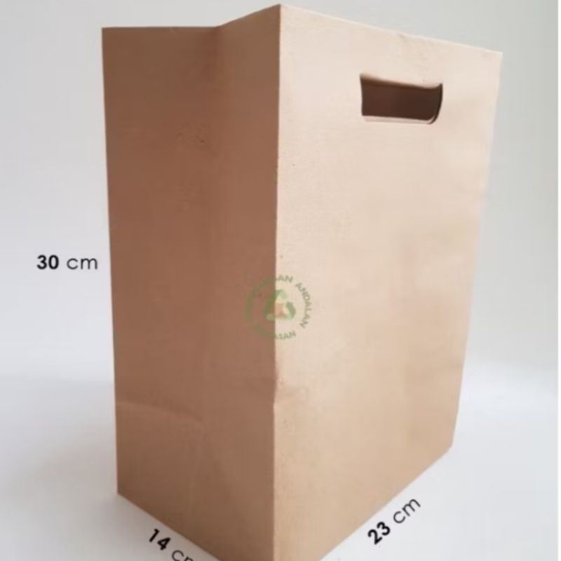 

paper bag bucket