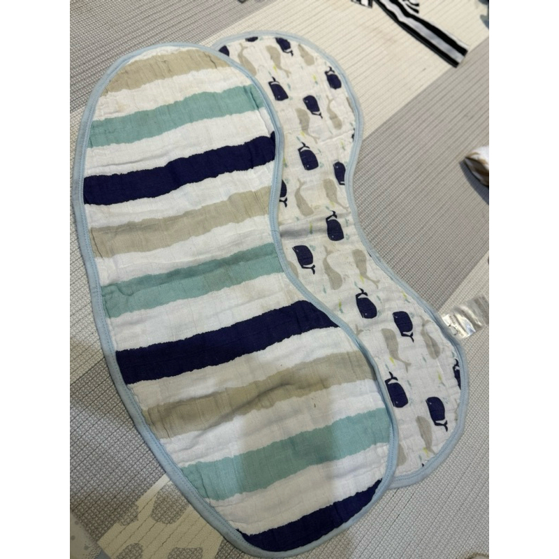 aden and anais burpy bibs baby muslin cotton preloved