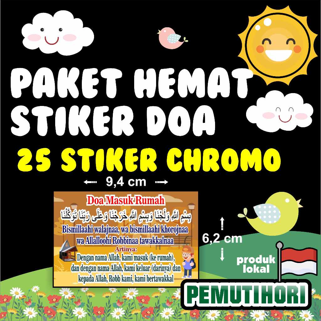 

PAKET HEMAT Stiker Doa