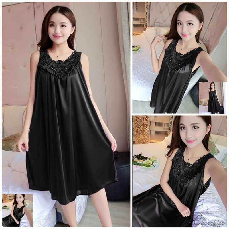 Baju Tidur Lingerie Sexy daster Happy XXL/jumbo