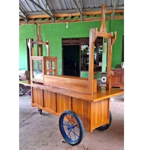 gerobak pecel lele atau gerobak pecel lamongan