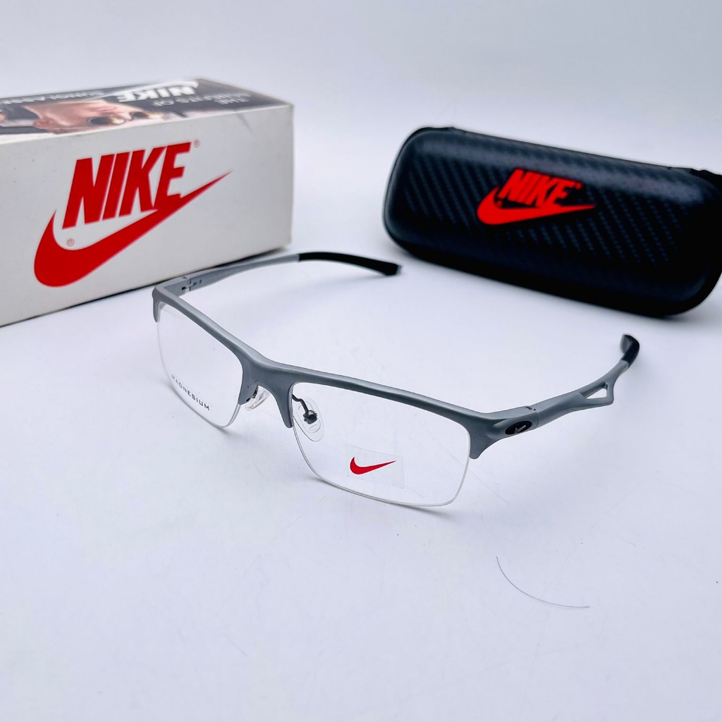 new frame NIKE001 magnesium 9005 bisa buat kacamata lensa minus / qualitas super  / terbaru / FREE B