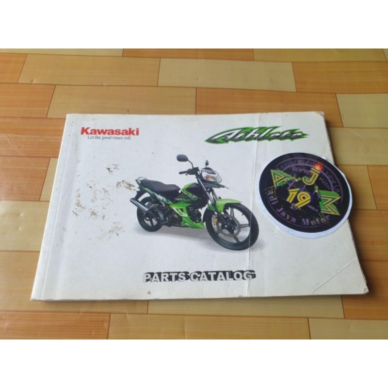 Buku Part Catalog Katalog Copian Kawasaki Athlete