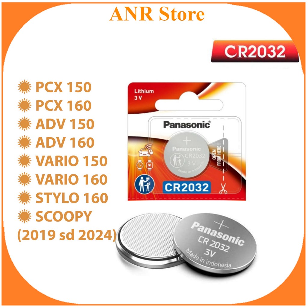 Batu Baterai Batre Remot Motor Keyless HONDA VARIO PCX ADV SCOOPY STYLO 150 160 CC Original