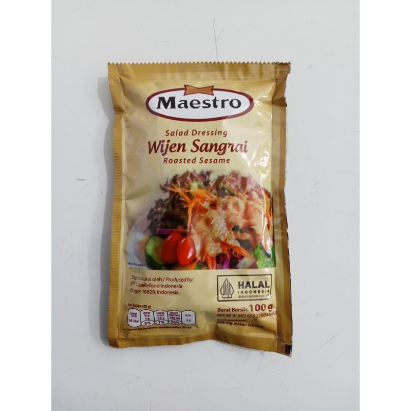 

Maestro Salad Dressing Wijen Sangrai