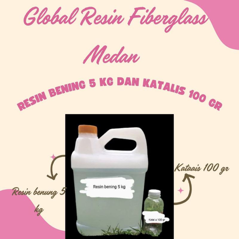 Resin bening polyester dan katalis