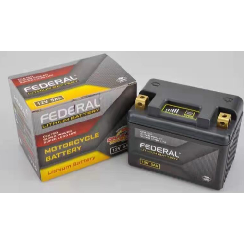 FEDERAL AKI LITHIUM MOTOR 12V 5AH LITHIUM BATTERY AKI MOTOR ACCU