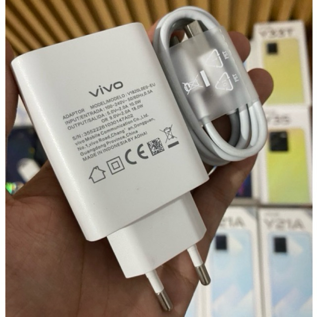 charger Y33T 18W Original Fast Charging dual mesin Asli bekas bawaan HP second