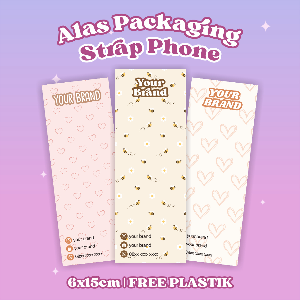 

Alas Packaging Strap Phone | Alas Packing Strap Phone | Alas Panjang Strap Phone 5.5x15cm