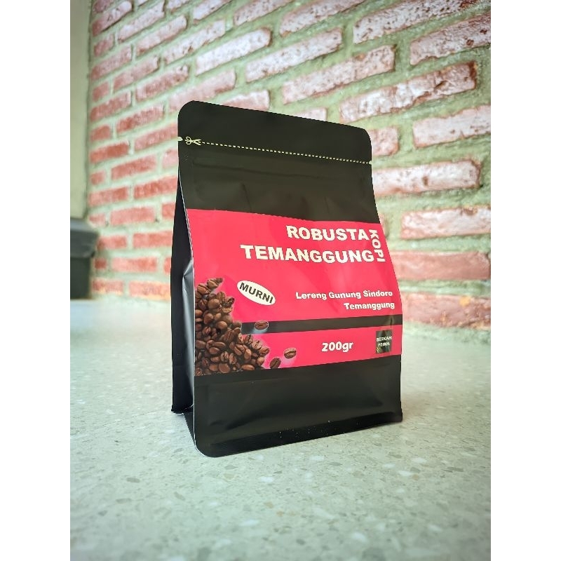 

Kopi Bubuk Halus Robusta Temanggung 200 gr aroma fresh roasted asli super rasa mantap special