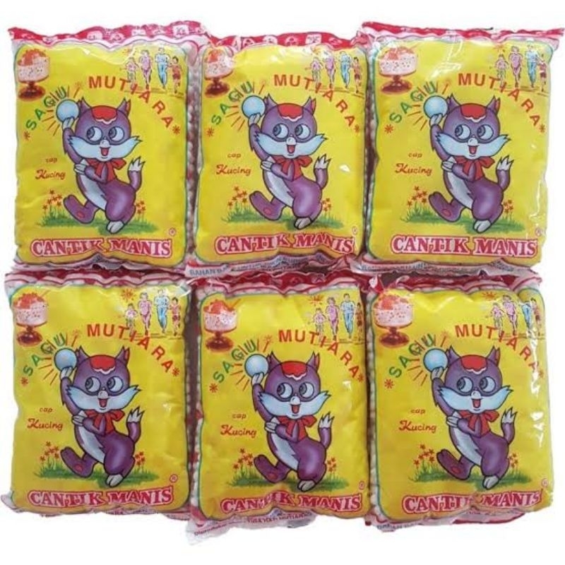 

SAGU MUTIARA CAP KUCING CANTIK MANIS NETTO 100 GR