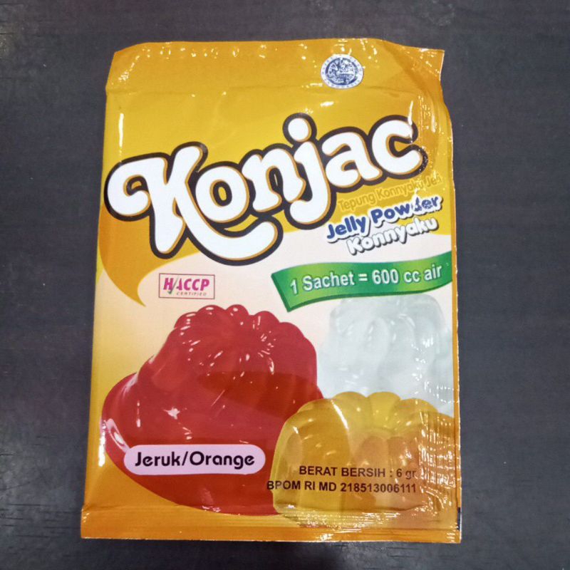 

KONJAC JELLY POWDER 6G ORANGE