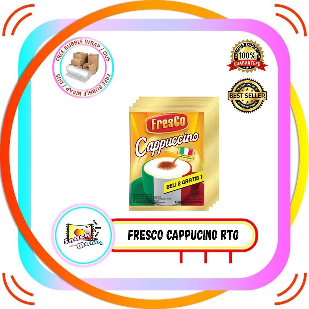 

Fresco Kopi Cappucino 25 gr x 15 sachet Renteng