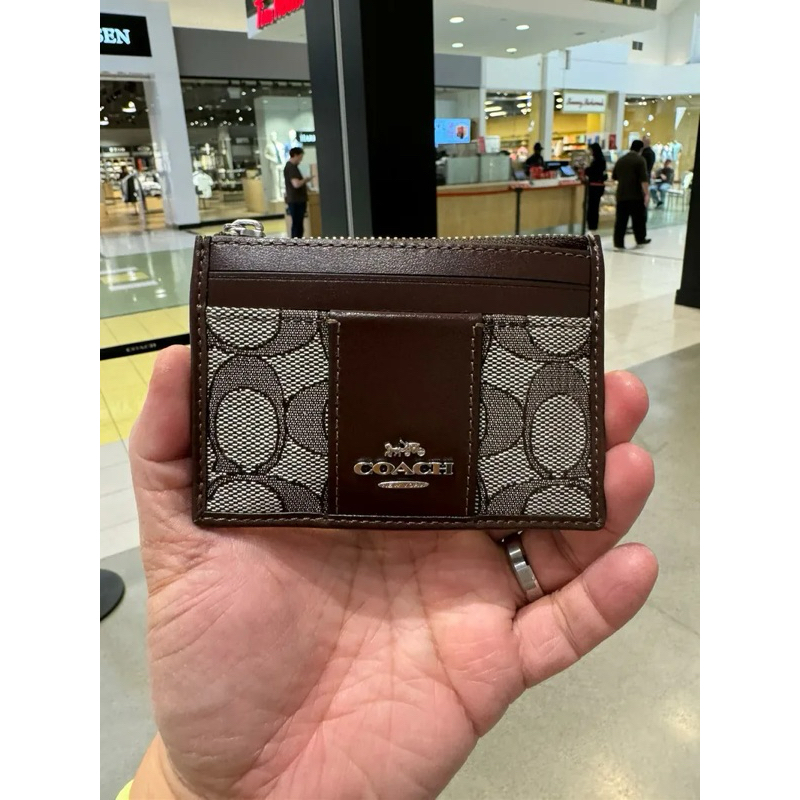 

COACH SKINNY ID CARD HOLDER WALLET SIGNATURE