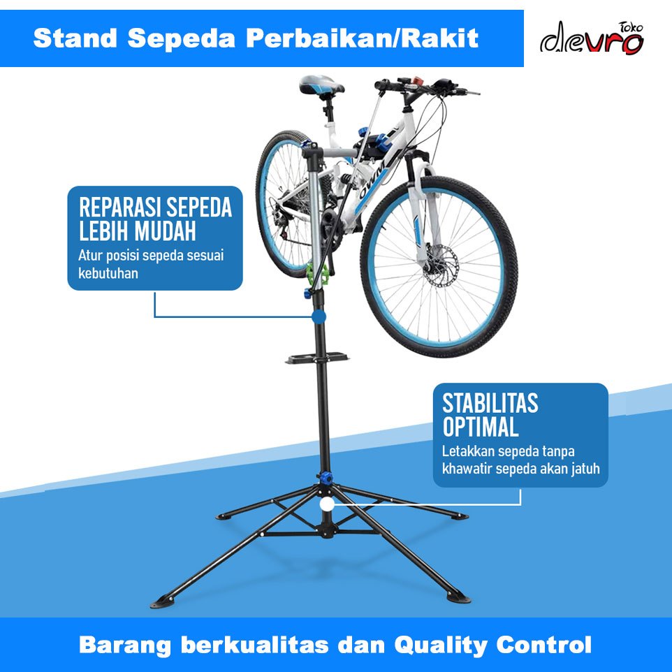 Stand Sepeda Lipat Alat Perbaikan Rangka Sepeda Foldable