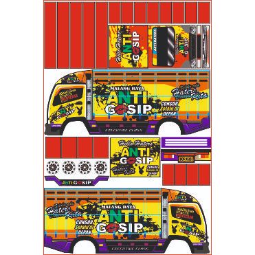 

STIKER MINIATUR TRUK OLENG UK. 30&45CM MOTIF