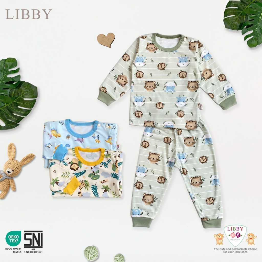 LIBBY BABY SETELAN PANJANG PIYAMA BAYI ANAK