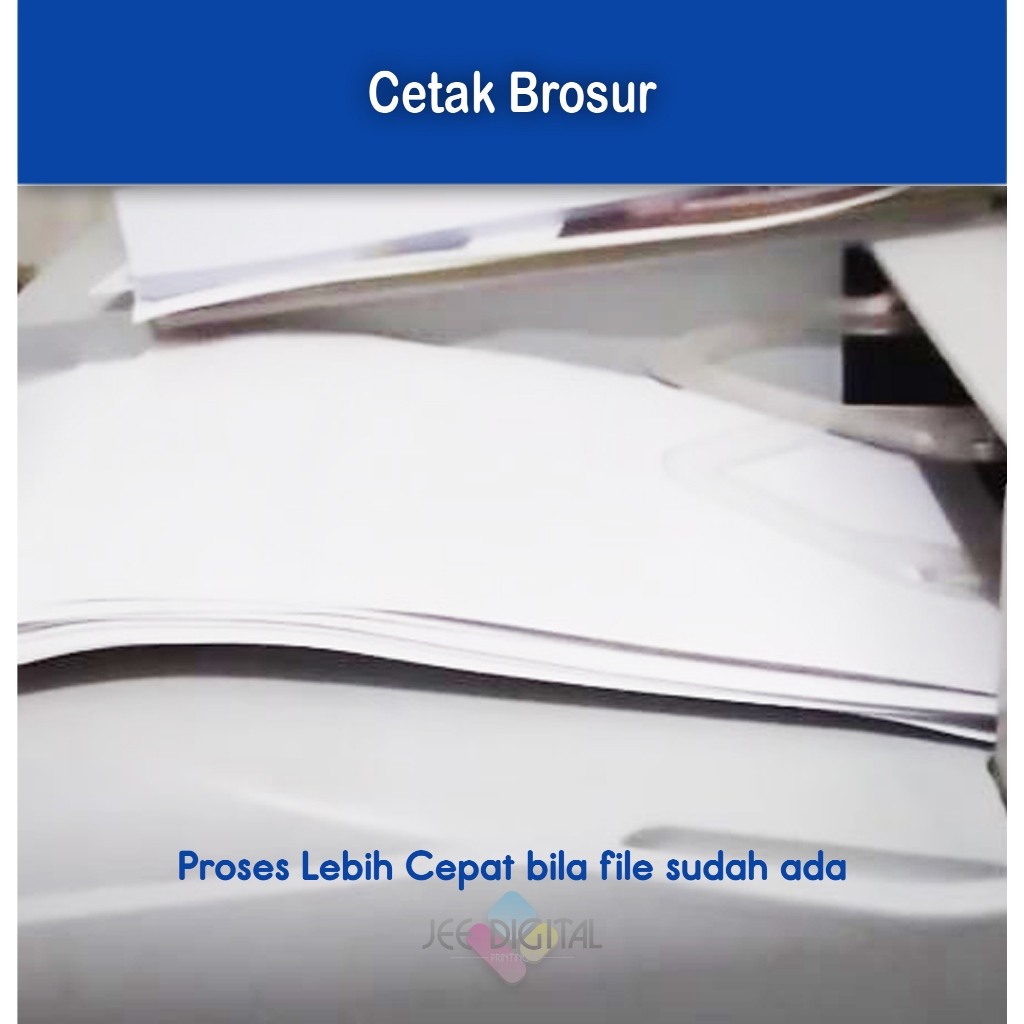 

Cetak Brosur A6 A5 A4 100 lembar 1 sisi