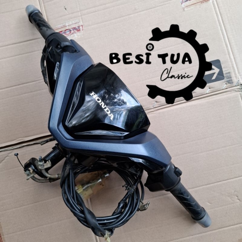 Stang cover batok speedometer fullset all new vario 125 original