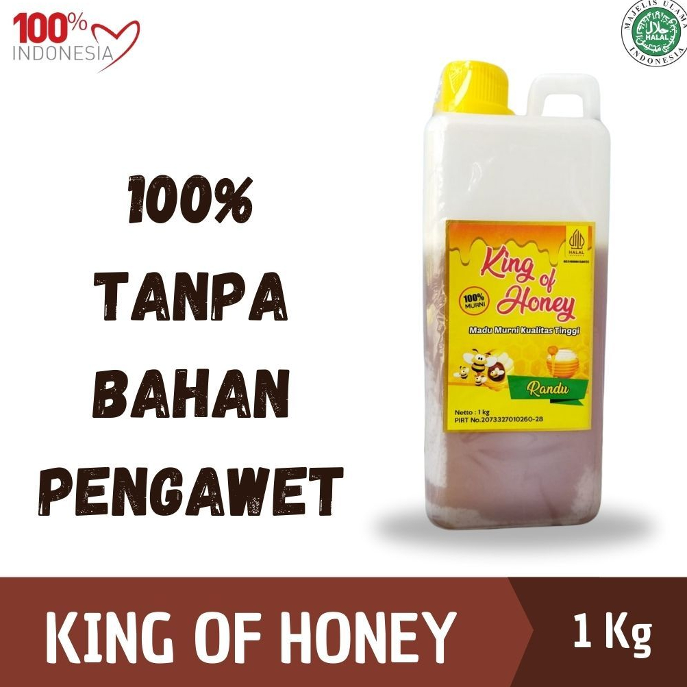 

KING OF HONEY 100% murni | MADU MURNI KUALITAS TINGGI / madu / madu asli / manis / 1 KG / ZAYEEDA