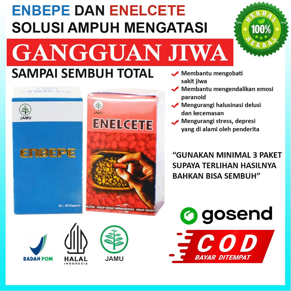 ENBEPE DAN ENELCETE NASA OBAT SAKIT JIWA - OBAT STRES DAN DEPRESI - OBAT HALUSINASI - OBAT PARANOID