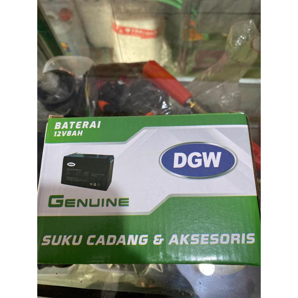 BATERAI AKI MERK DGW UNTUK TANGKI SPRAYER ELEKTRIK