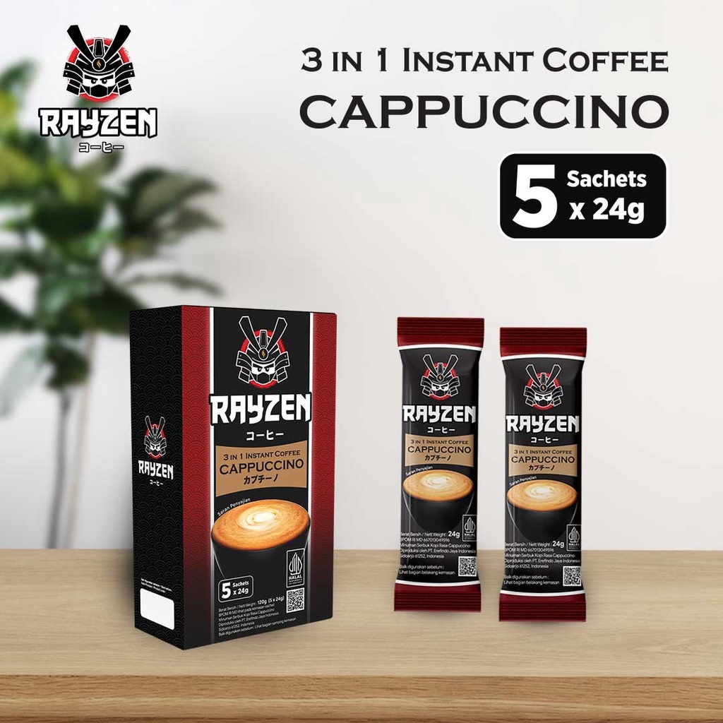 

Kopi Instan Rayzen 3 in 1 Cappuccino