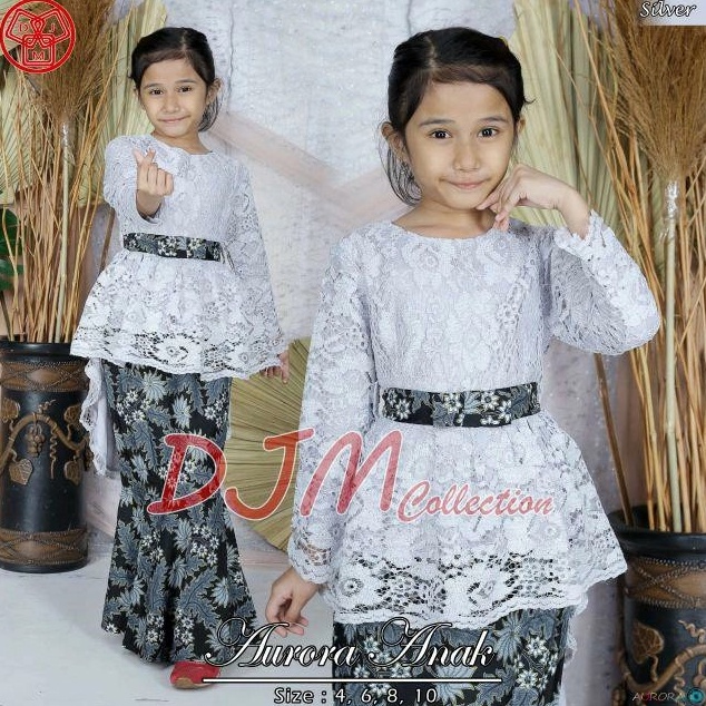 KODE T58F KEBAYA ANAK PEREMPUAN  KEBAYA ANAK PEREMPUAN MODERN  KEBAYA ANAK UMUR 4 TAHUN 5 TAHUN 6 TA