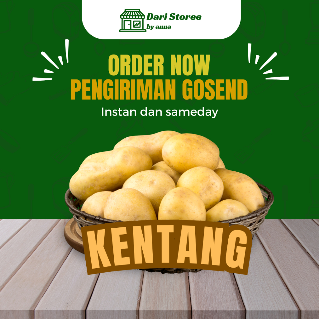 

Kentang Segar Pilihan 500 gr
