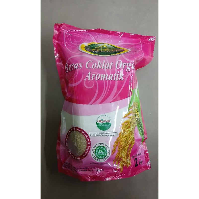 

Beras Coklat Organik Aromatik HOTEL 2kg - HK, HM, LM